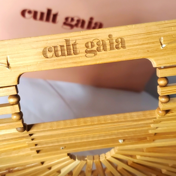 🔥HostPick🔥NWTCULT GAIA- Large Bamboo "Gaia's Ark" handmade bag - natural color - Picture 6 of 10